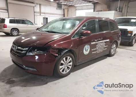 2014 Honda Odyssey Ex-L z USA, uszkodzony, nr VIN 5FNRL5H61EB135792